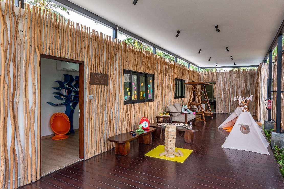 The interiors of the kids’ club room at the Residence Resort in Bintan